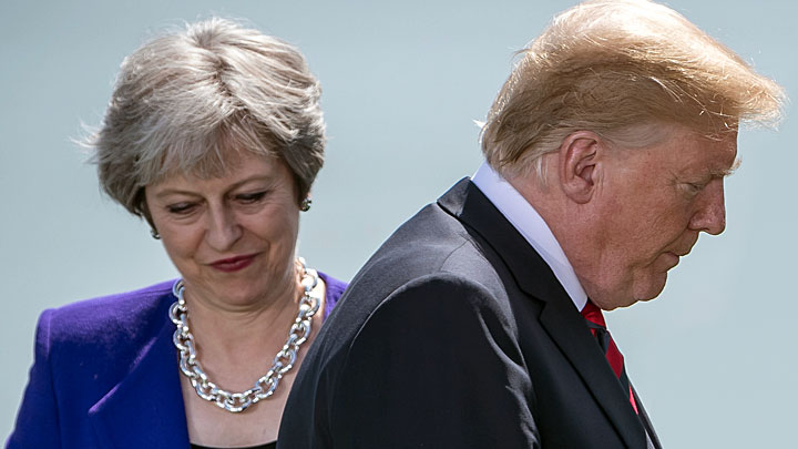 Трамп и Мэй