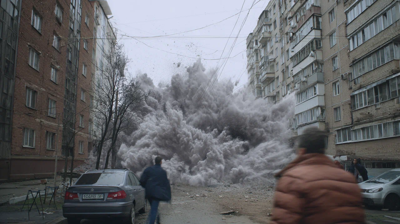 "Был весь чёрный" - очевидцы о первых минутах после взрыва в Москве: Сначала выбежали двое
