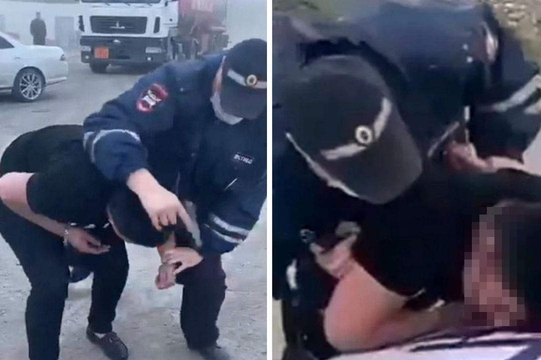 На колени перед вами не встану: Русский полицейский дал отпор азербайджанской диаспоре. Сильное обращение инспектора ДПС