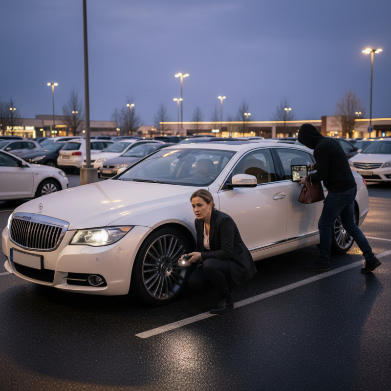 Пластиковая бутылка под колесом автомобиля: Это "подстава" мошенников. Объясняем