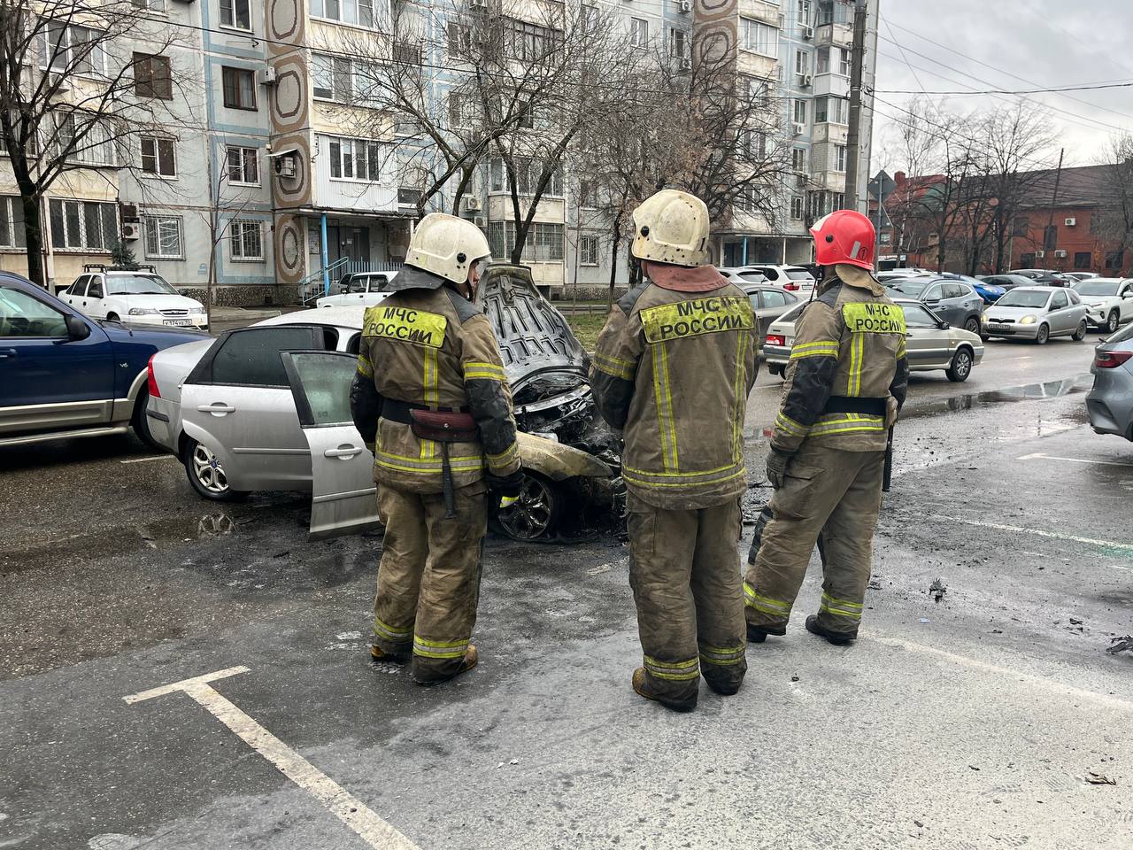 В Краснодаре на улице Шевченко сгорел 