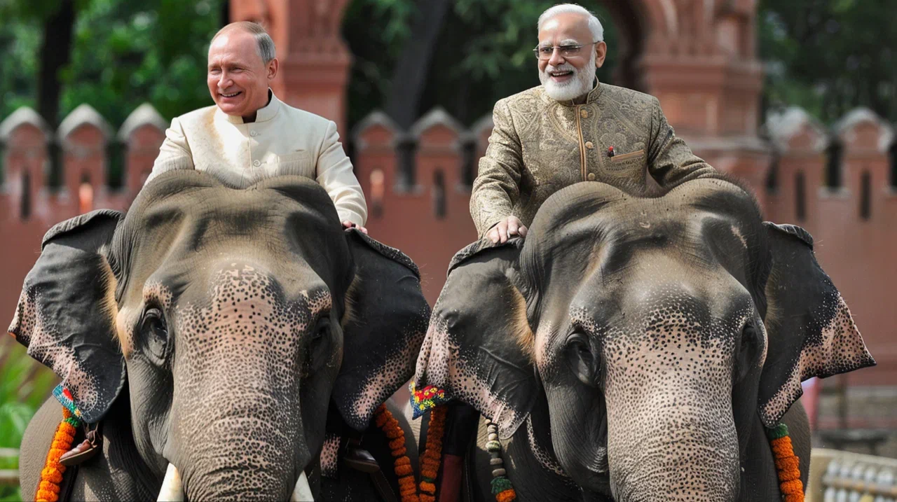 Штирлиц, ты ли это? Моди сказал всего одно слово на русском и Путин сразу изменился в лице. Это надо видеть