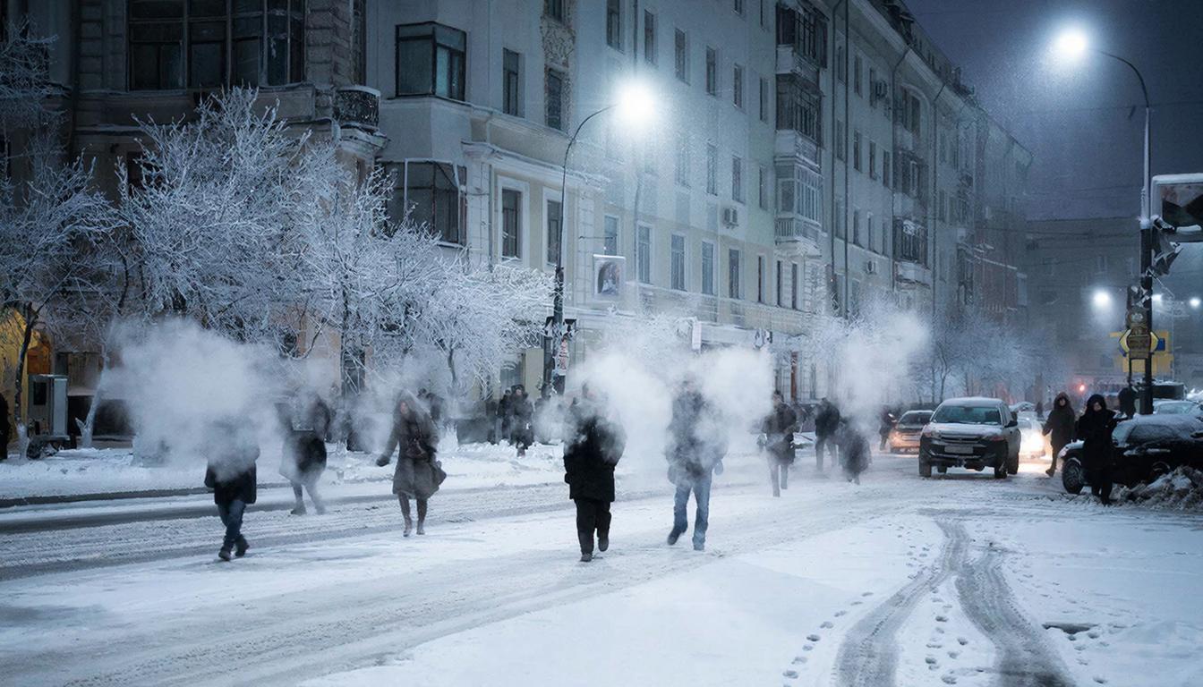 Пора утепляться! На смену снегопадам идут сильные морозы. Москве, Петербургу и другим городам выдано предупреждение