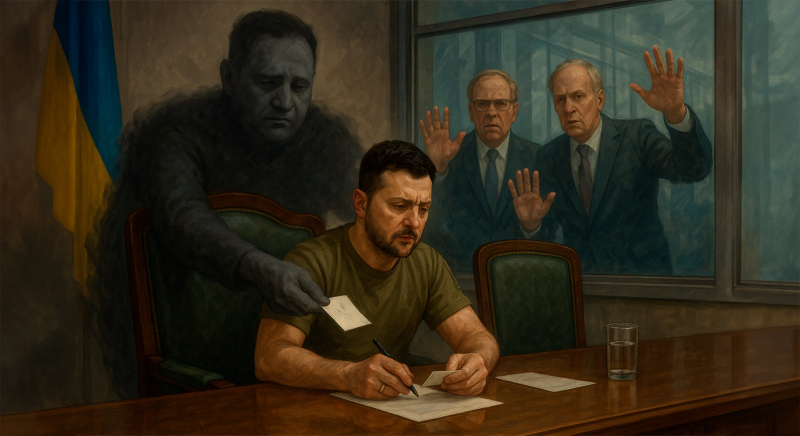 Стало известно, почему Зеленский так истерит по переговорам. Проблема в тайных встречах