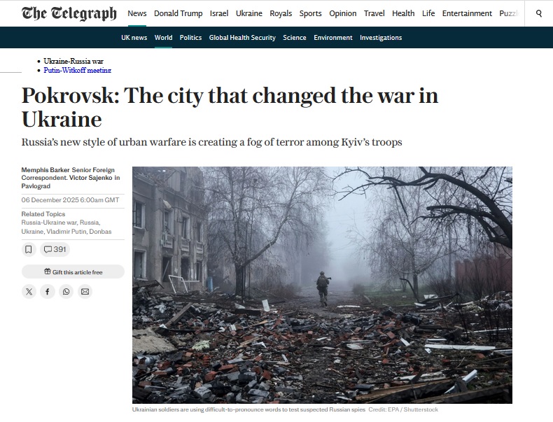 Новое слово в военном деле: Способ взятия Покровска вызвал уважение в Британии