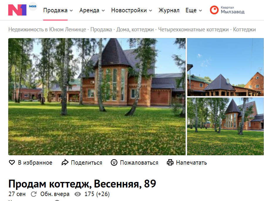 Дома В Пригороде Новосибирска С Фото
