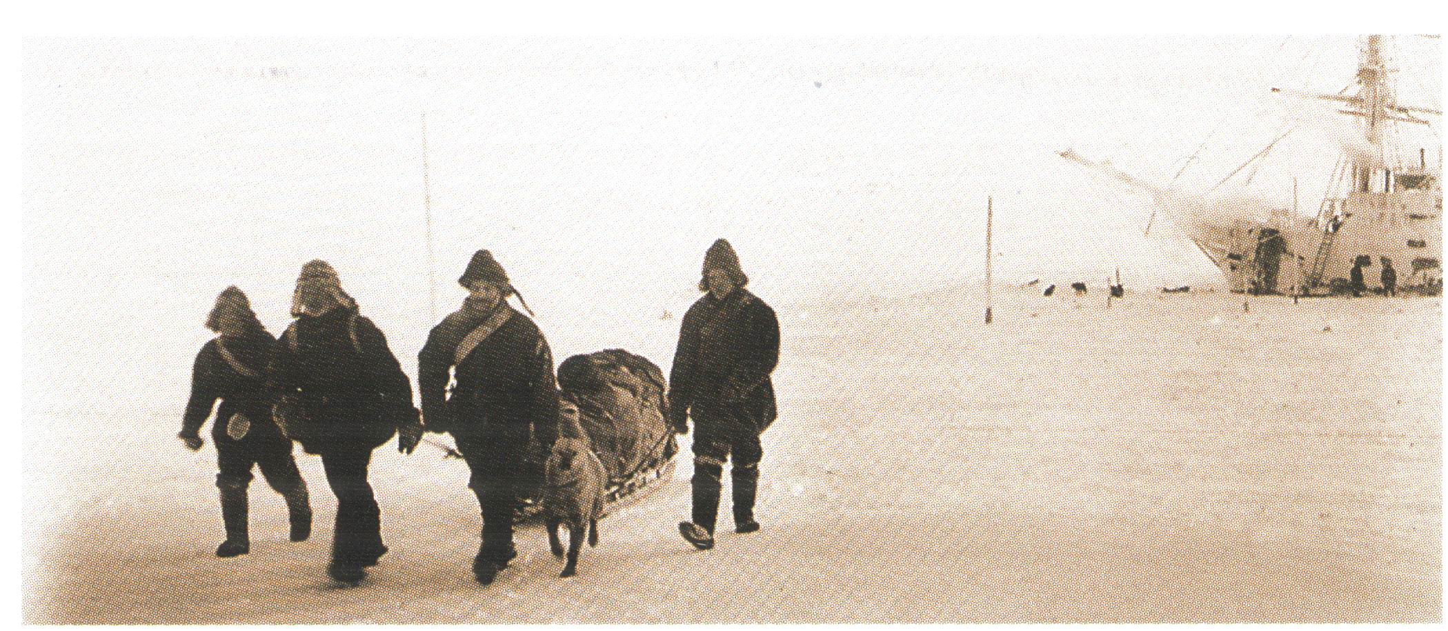 Александр Колчак во время зимовки на Таймыре, 1900 год.