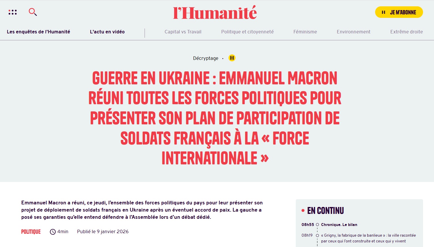 НАТО умер, да здравствует НАТО. Макрон придумал, как быть дальше