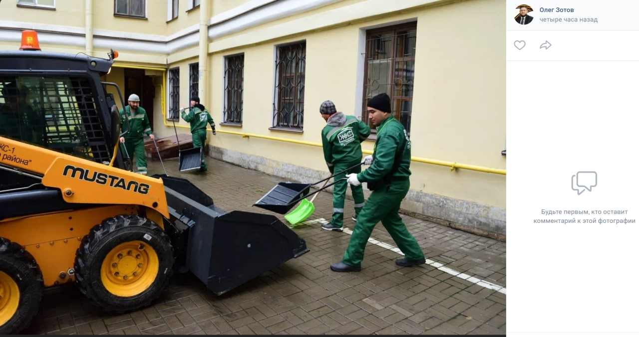 Шоу начинается: в Петербурге для коммунальщиков провели учения по уборке  снега