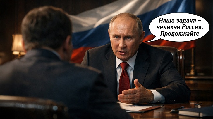 У нас вообще-то война идёт ...Промедление в решительных военный действиях и экономических реформах смерти подобно