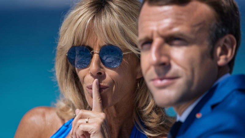 Брижит Макрон подбадривала "насильника" и вляпалась в скандал: Секретная запись