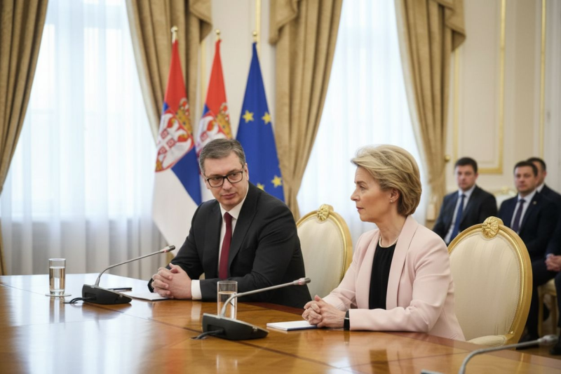 Вучич передал Урсуле фон дер Ляйен послание из Москвы