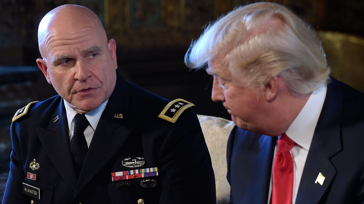 Трамп - Макмастер