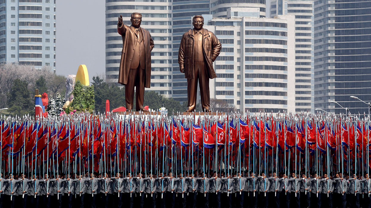 парад в КНДР