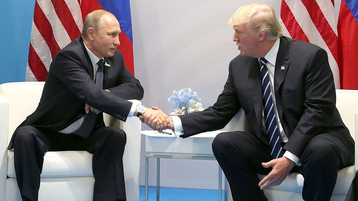 встреча Трамп - Путин