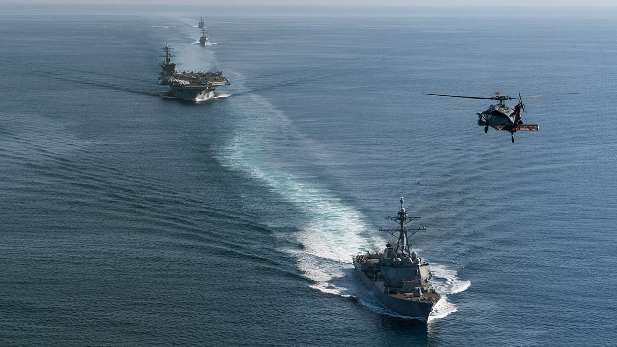  Учения Военно-морских сил США в Тихом океане 