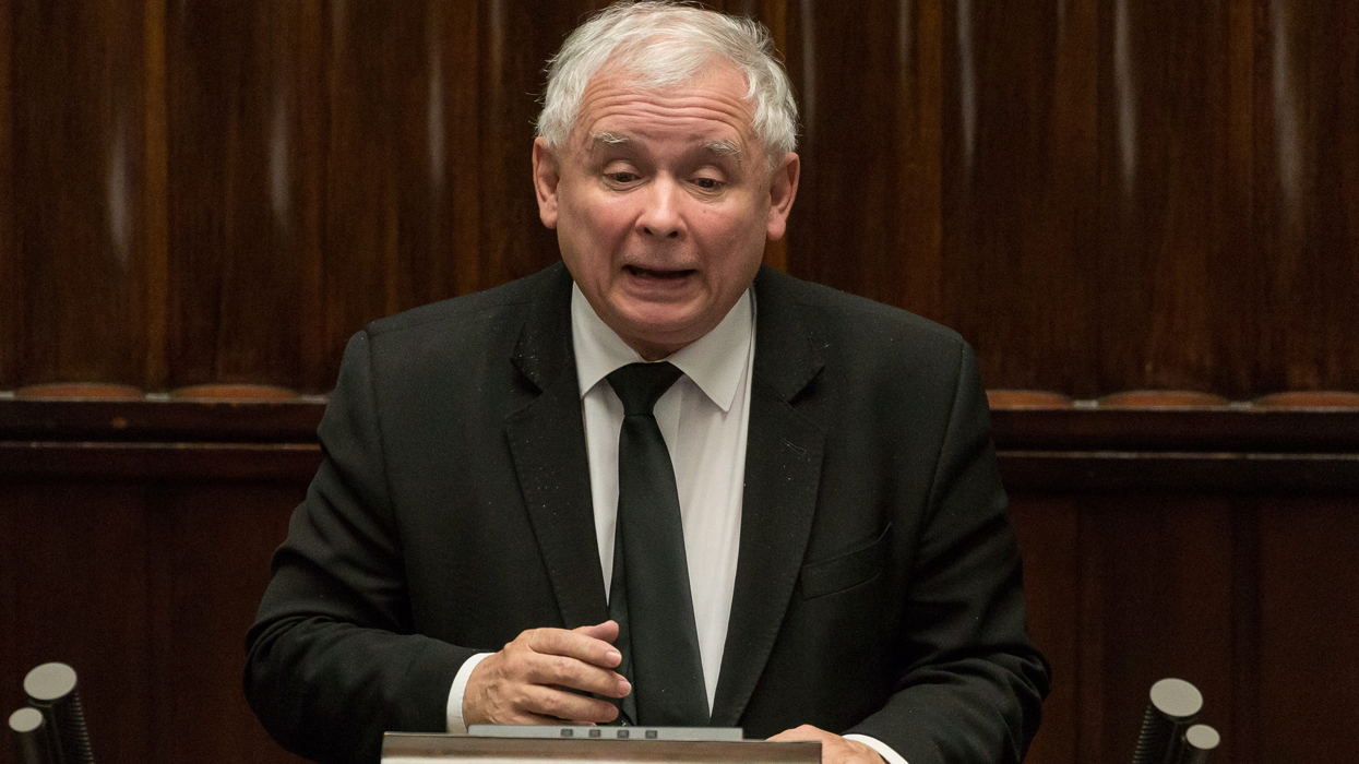 Заседание парламента Польши в Варшаве