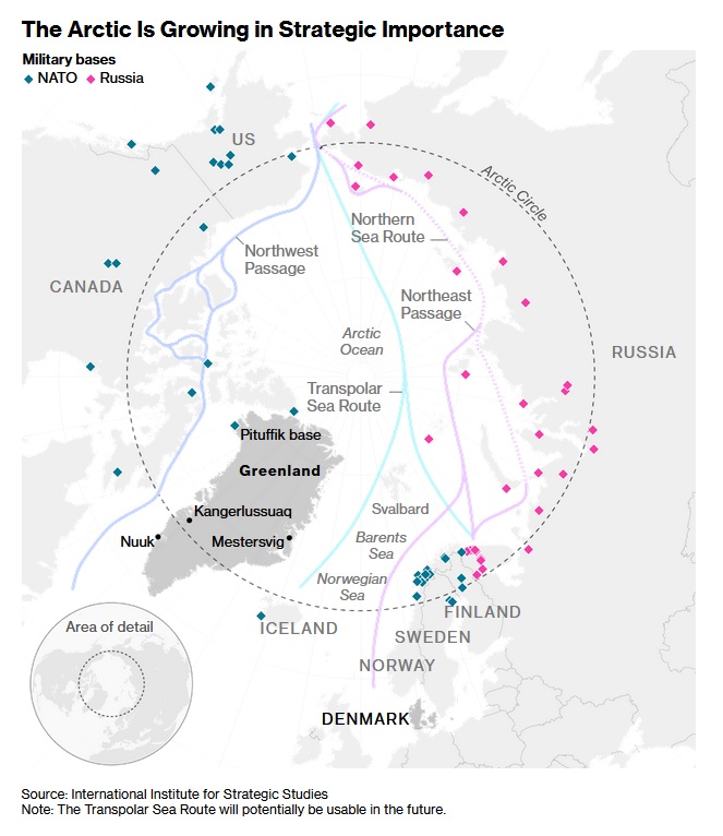 "Превращение географии в психодраму": Bloomberg оценил идею Трампа контроля над Гренландией и "угрозы" от русских подлодок