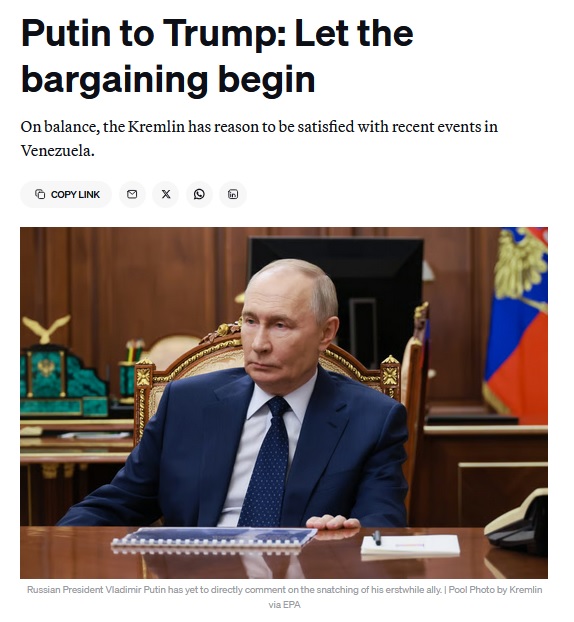 "Смесь раздражения и восхищения": Politico раскрыло, почему потеря Мадуро для Кремля "не поражение, а инвестиция в новую модель мира"