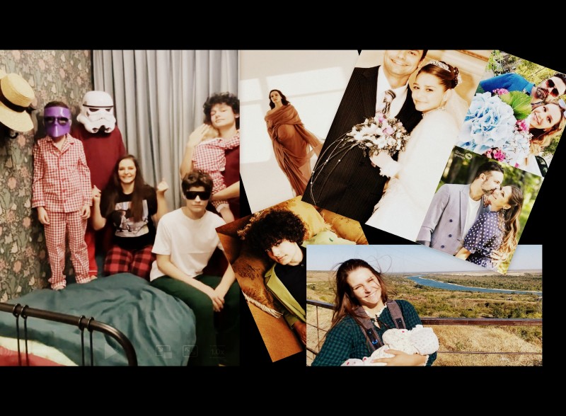 Глафира Тарханова впервые показала пятерых своих детей