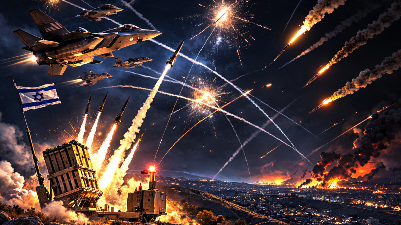 Взрыв рядом с людьми: В Тель-Авиве камеры сняли падение кассетной бомбы