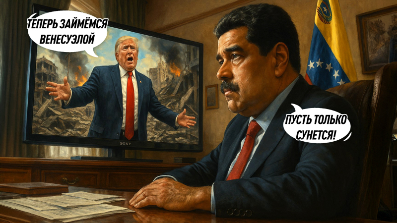 "Венесуэла полностью окружена крупнейшей армадой": Трамп объявил полную блокаду "незаконного режима Мадуро"