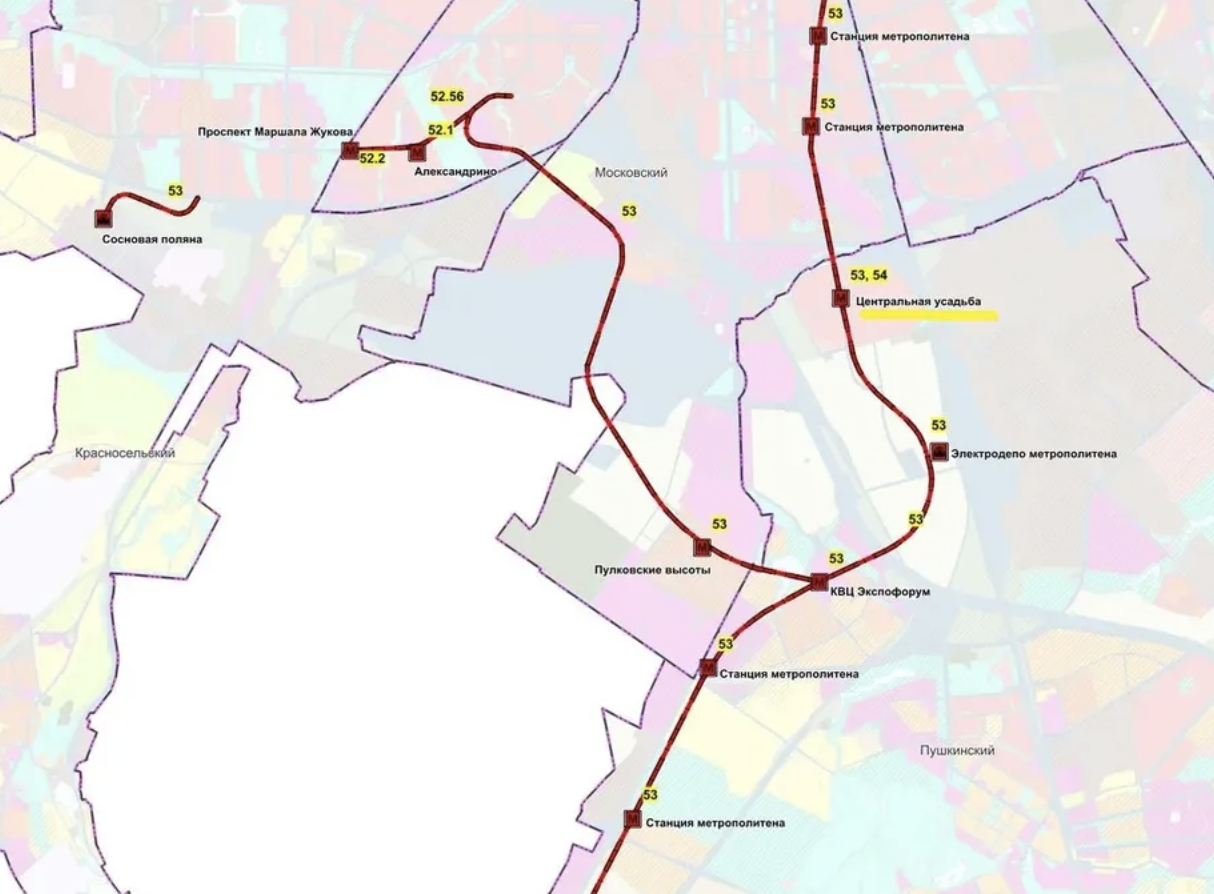 Смольный включил в Генплан станцию метро в Шушарах