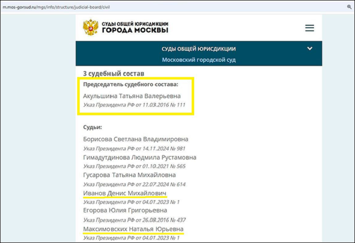 Называем тех, кто вернул квартиру Ларисе Долиной. А судьи кто?