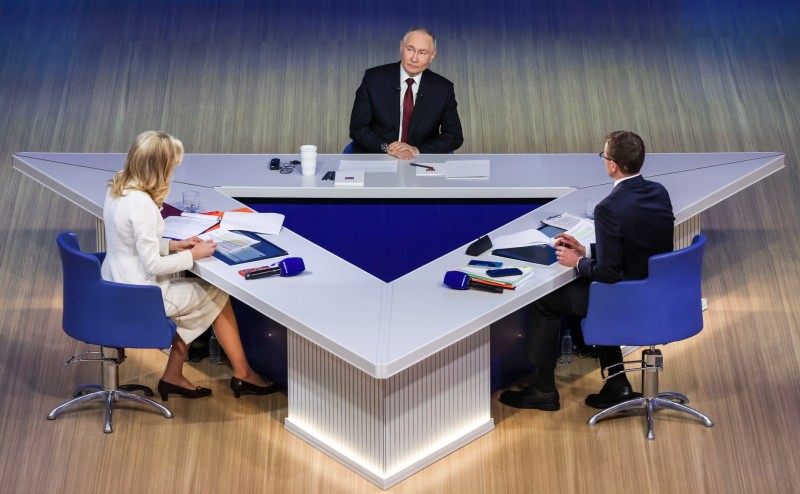 "Итоги года" с Владимиром Путиным. Главное за первый час