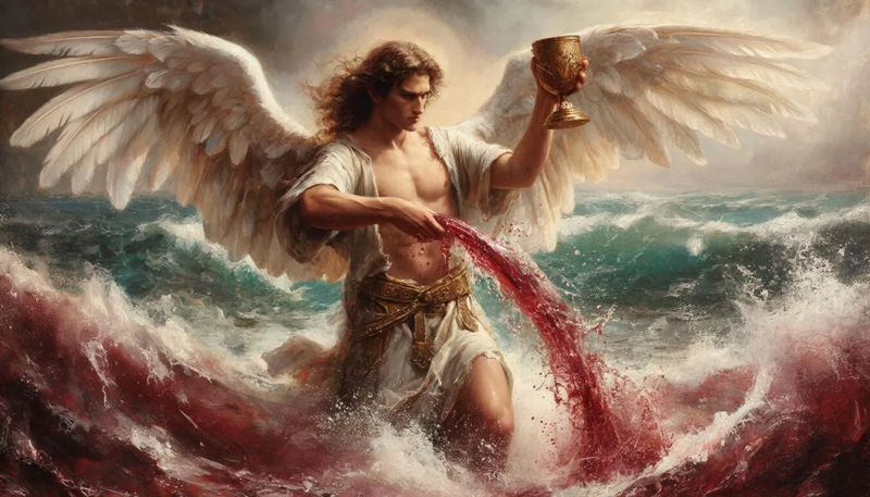 "Вылил чашу – и сделалась кровь": Алое море в Персидском заливе заставило вспомнить грозное Библейское пророчество