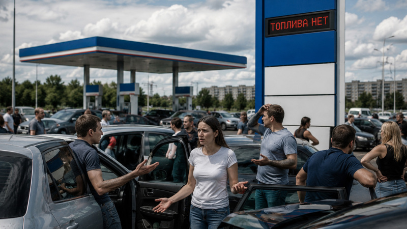 Откуда на АЗС взялись пробки: Названа неожиданная причина. Эксперты всё объяснили