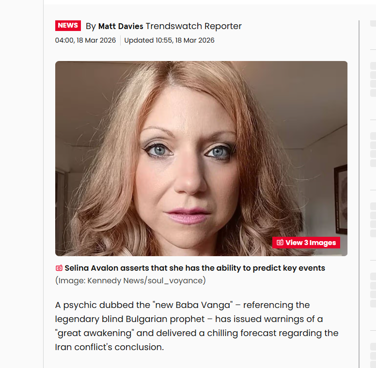 Пророчица из Британии выдала Трампу "чёрную метку" и назвала преемника. Но и его судьба печальна