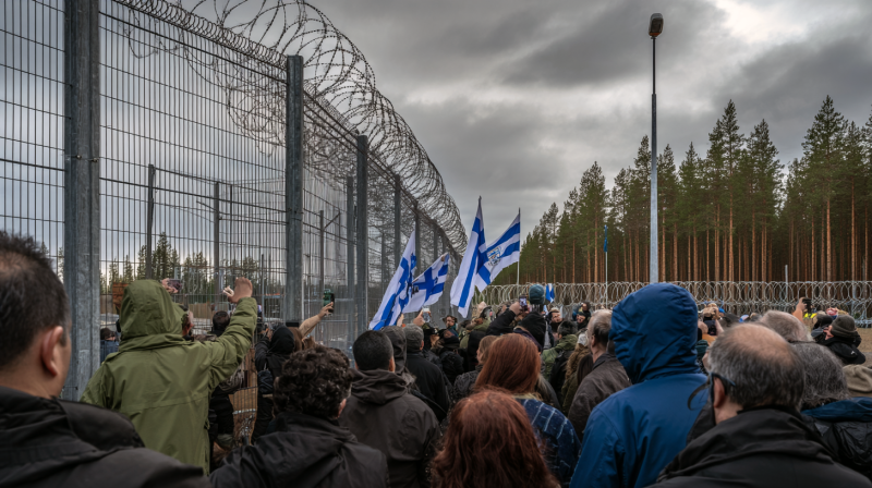 Поляки сутки стоят в очереди, чтобы попасть в Россию