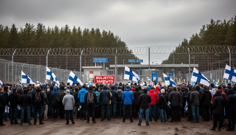 Поляки сутки стоят в очереди, чтобы попасть в Россию