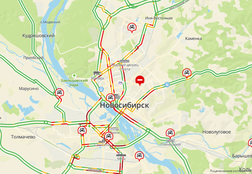 Карта ремонта дорог новосибирск