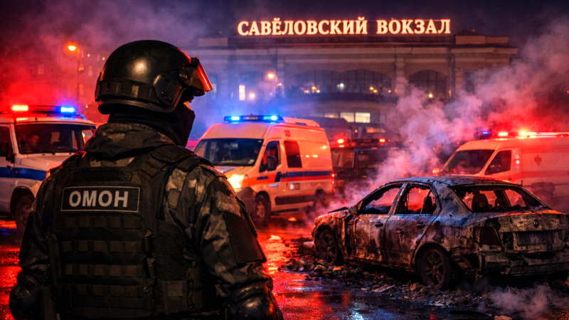 Взрыв на Савёловском вокзале: Установлена личность подрывника