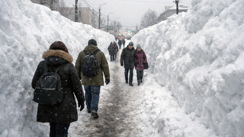 А вот и апрельский снегопад! Погода удивит. Синоптики предупредили