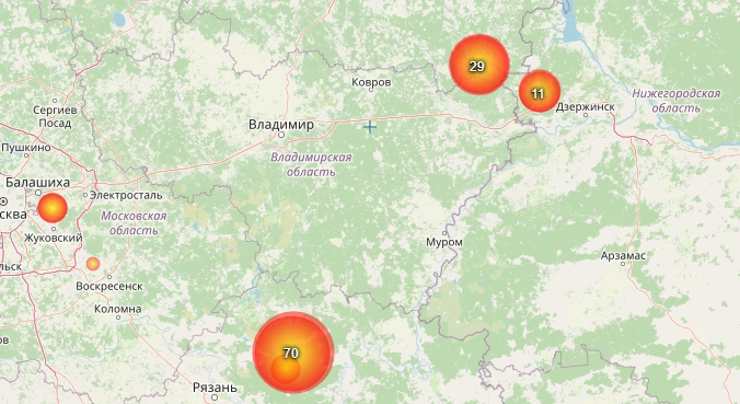 Карта южского района ивановской области