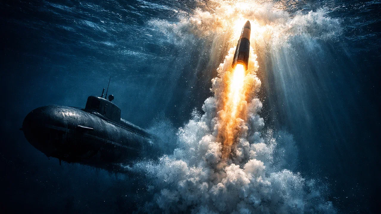 Британия в панике. Выход русской подлодки из Североморска. Пуск, а дальше "огненный дождь". 15 минут – и Лондон "испарится"