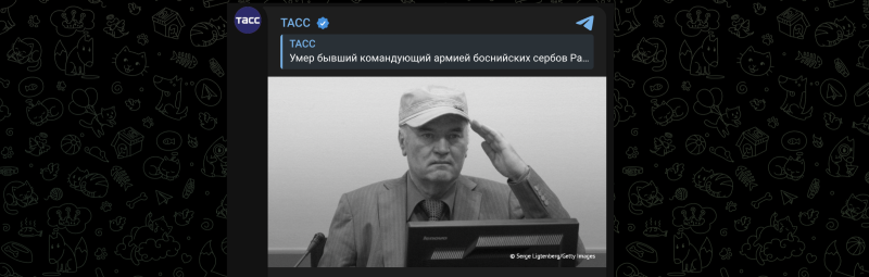 Скончался генерал Младич, которого сербы считали спасителем, а Запад — палачом