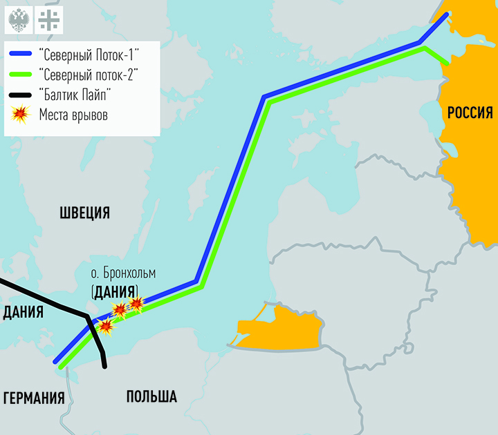 Карта прокладки северного потока 2 на сегодня