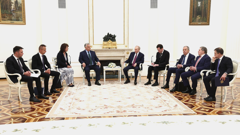 "Плохой день для переводчицы": Правящая в Венгрии партия отреагировала на инцидент в Кремле