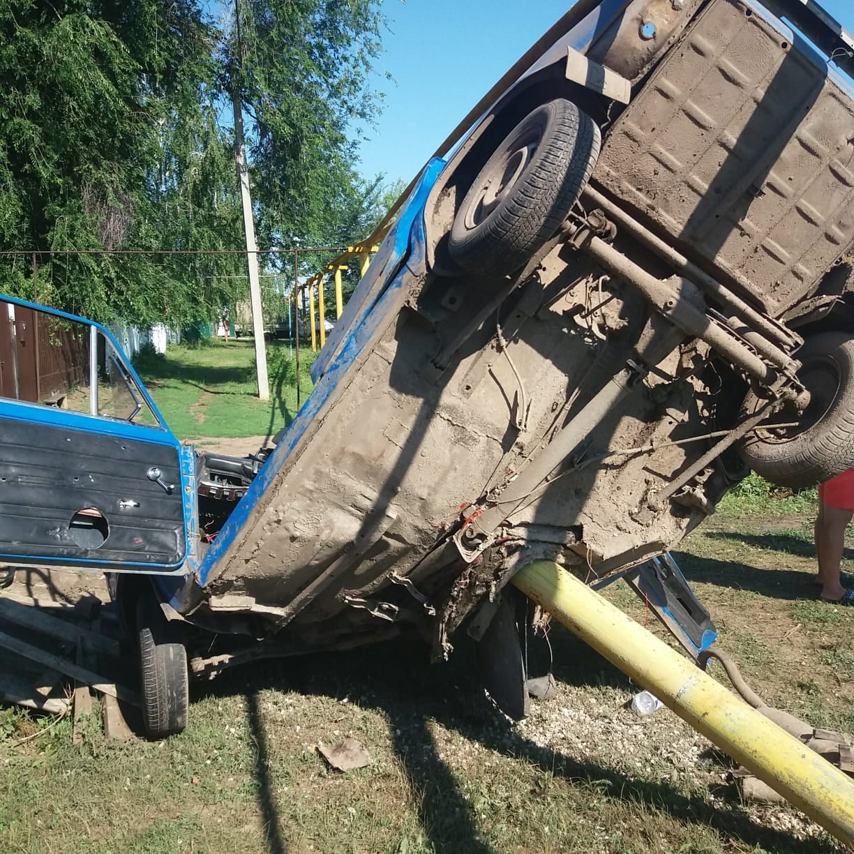 В Самарской области молодой водитель намотал 