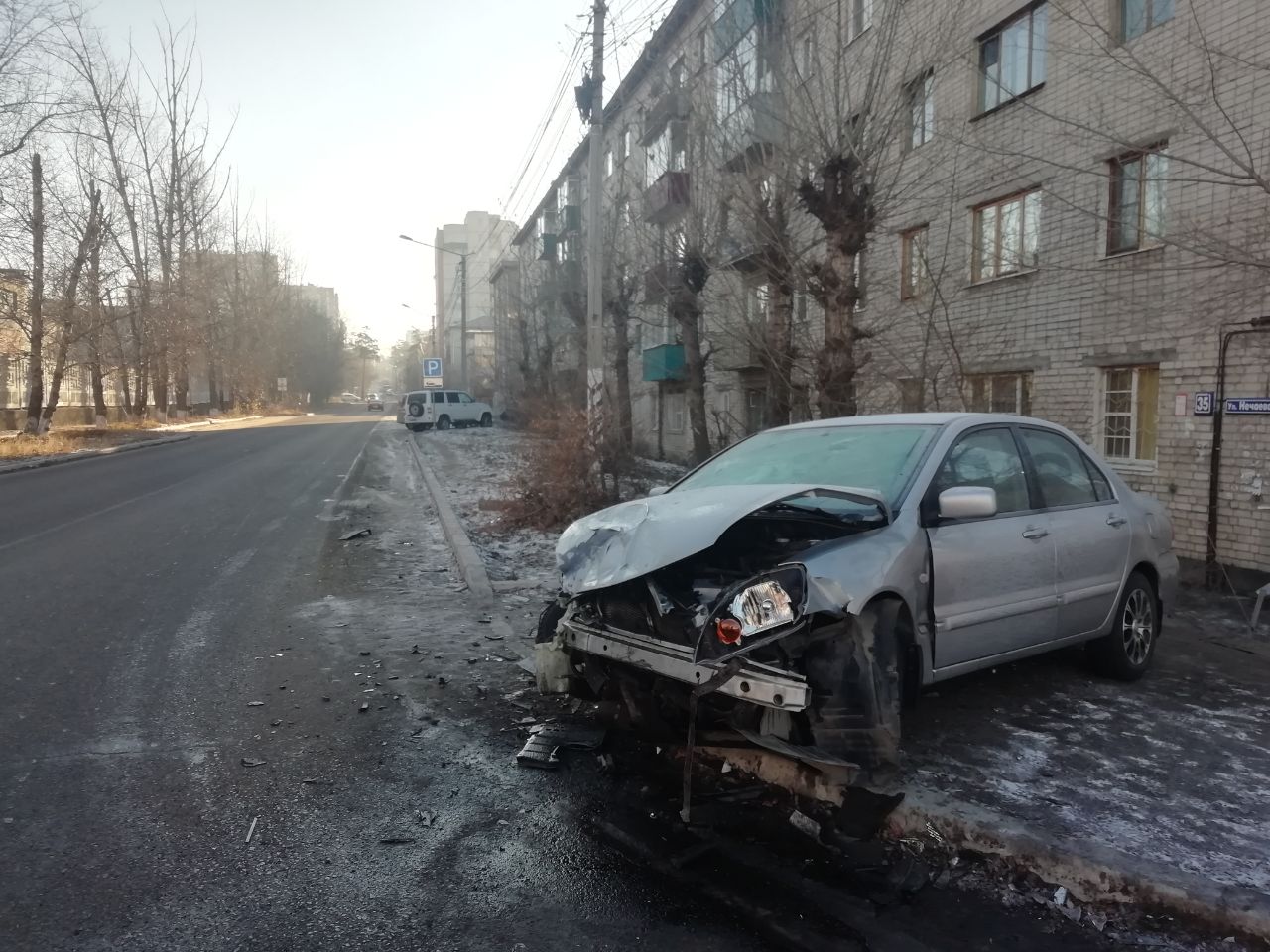 В Чите водитель Mitsubishi 